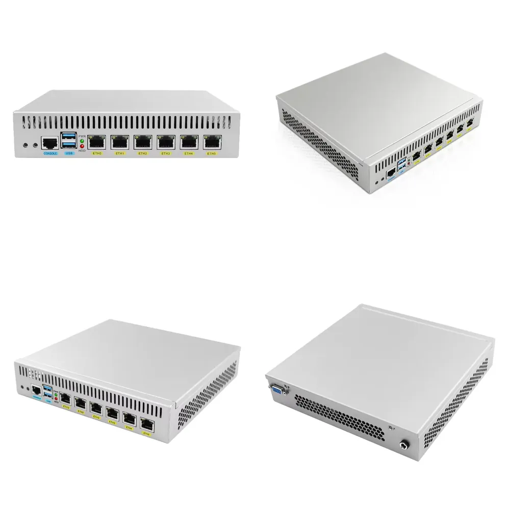 Pfsense Firewall Router 2.5G 4 I226 - Мини-ПК-роутер J4125 с функцией фаервола, 4
