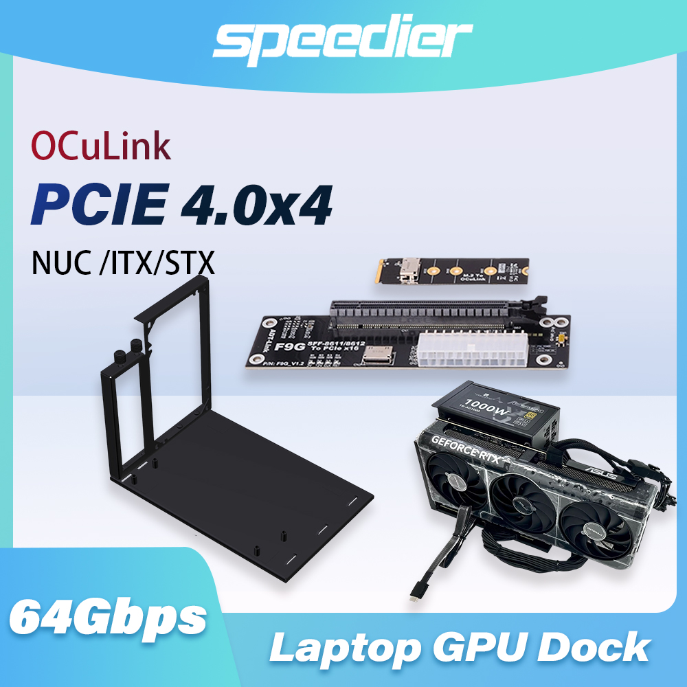 Oculink Egpu Mini Pc - Адаптер F9G 64Gbps OcuLink to PCIE