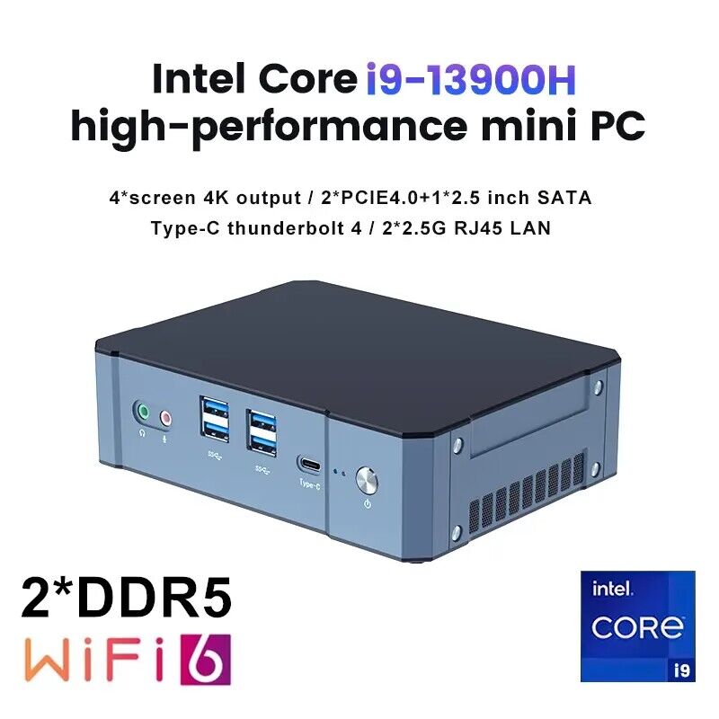 Intel Core I9 13900H Mini Pc - Мини-игровой ПК Intel Core i9 NUC