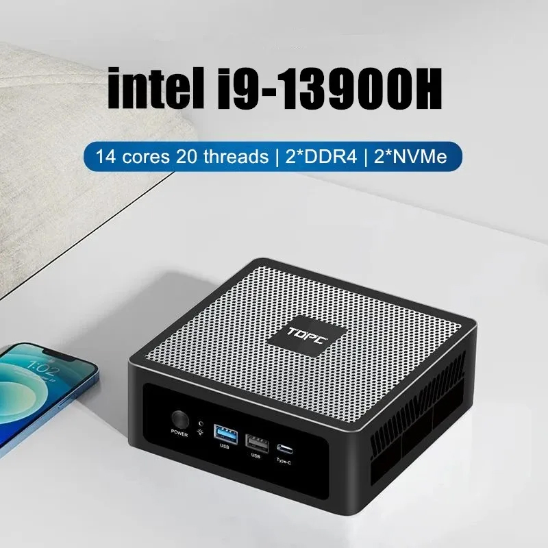 Intel Core I9 13900H Mini Pc - Мини-ПК TOPC 13-го поколения Intel Core