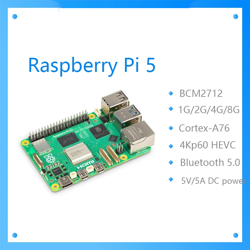 Raspberry Pi 5 8Gb Board - Официальная оригинальная плата Raspberry Pi 5