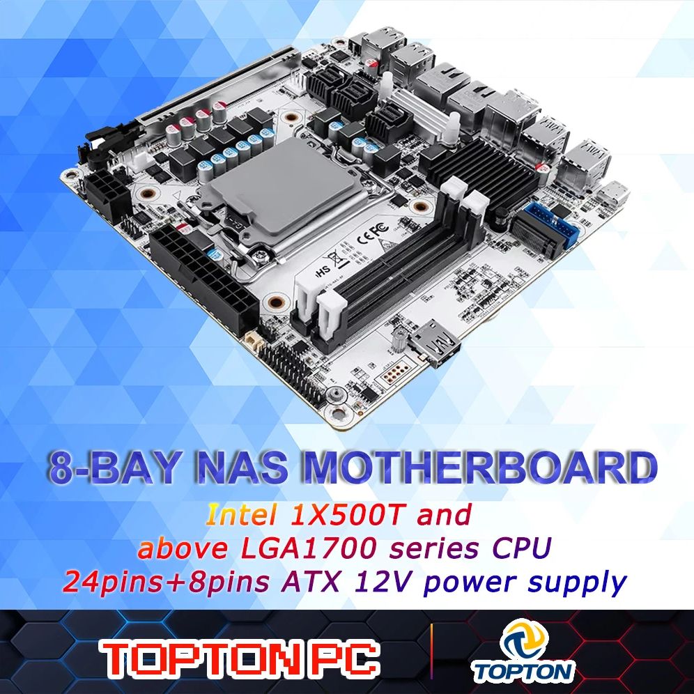 Lga1700 Itx Motherboard Ddr5 - Материнская плата NAS Mini ITX с