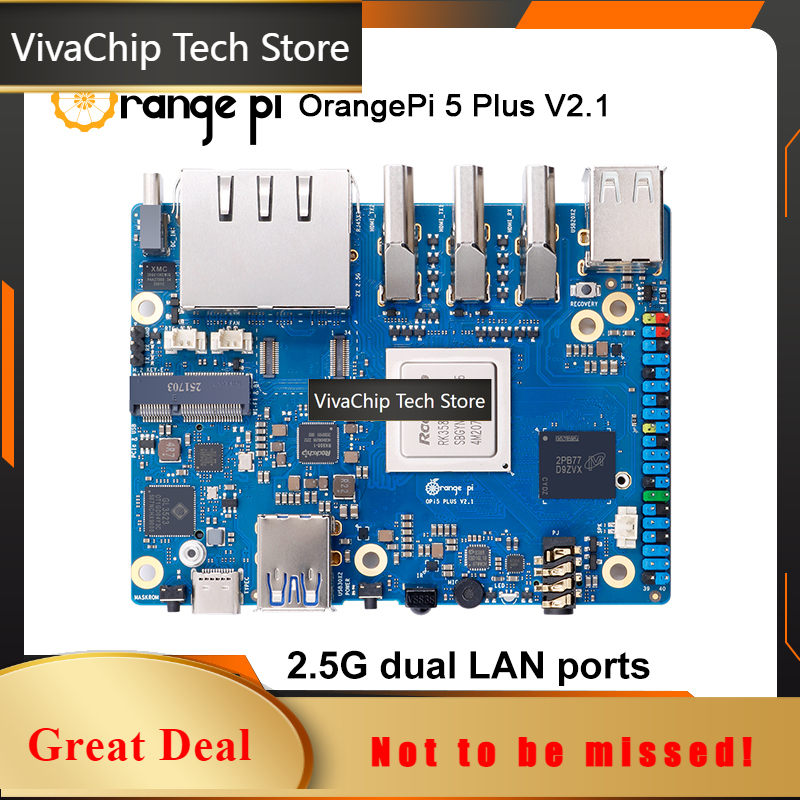 Orange Pi 5 Plus 16Gb - Плата для разработки VivaCT Orange Pi