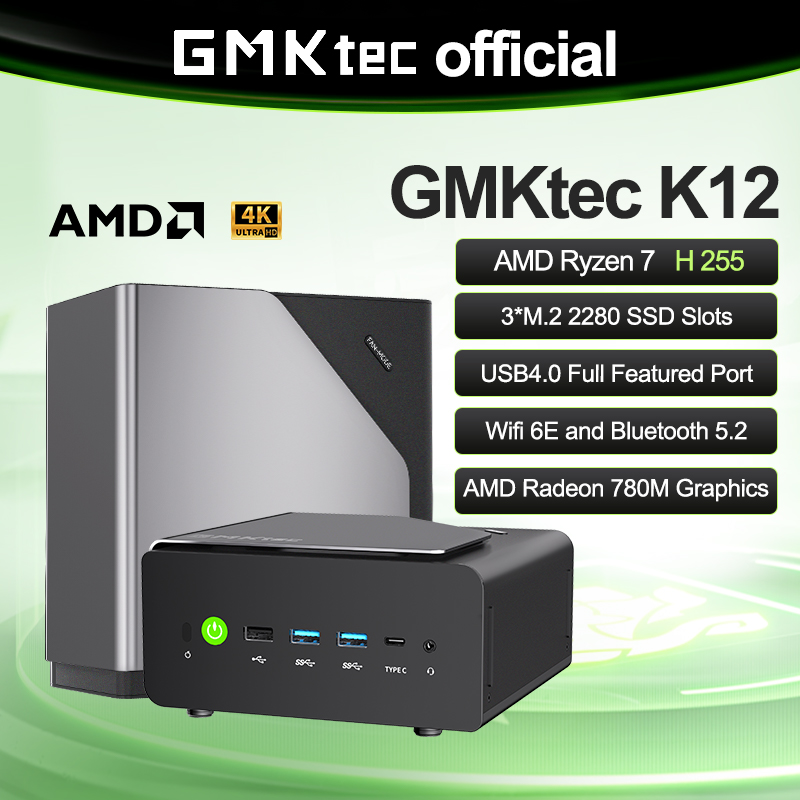 Oculink Egpu Mini Pc - Мини-ПК GMKtec K12 AMD Ryzen ™