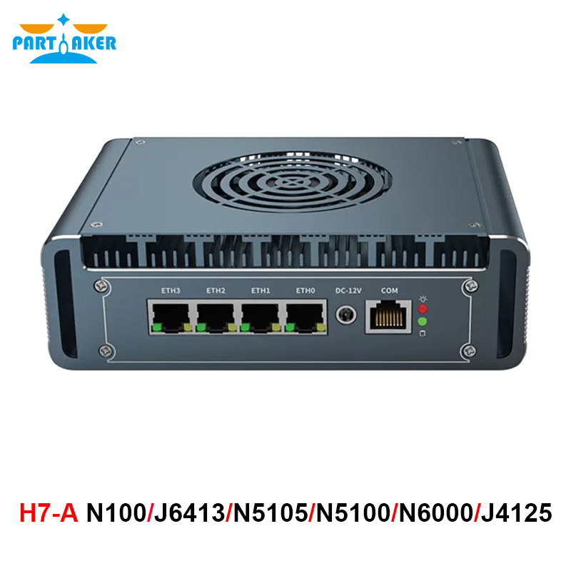 Безвентиляторный мини-ПК-маршр – обзор и цена Pfsense Firewall Router 2.5G 4 I226
