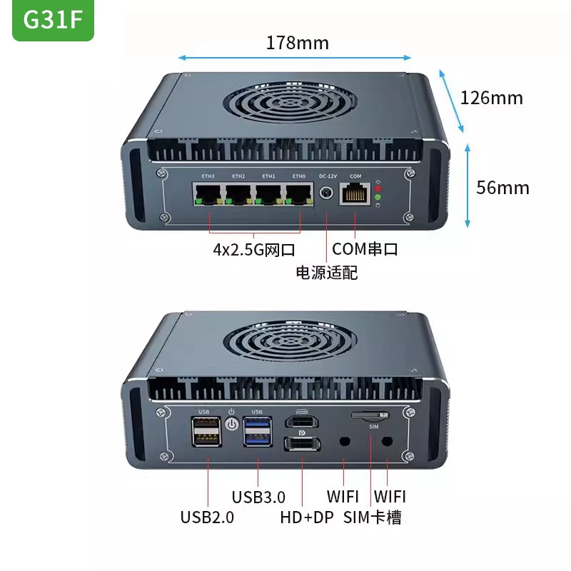 G48S Alder Lake N100 Soft Rout – обзор и цена Pfsense Firewall Router 2.5G 4 I226