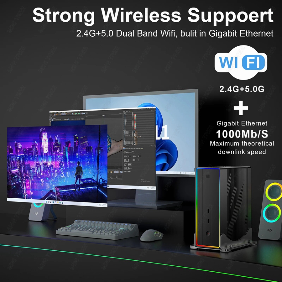 Игровой мини-ПК 13-го поколени – обзор и цена Intel Core I9 13900H Mini Pc