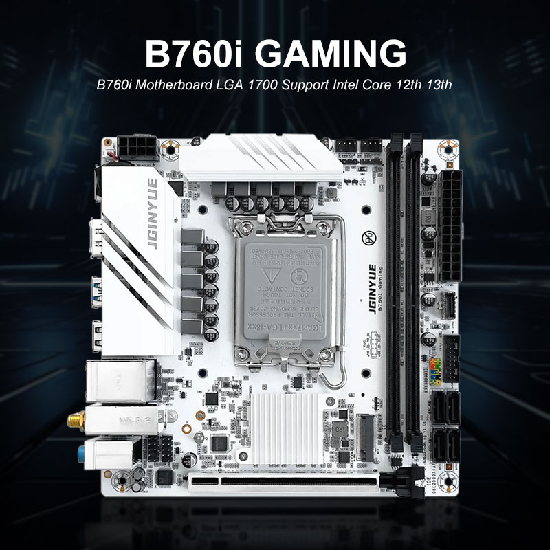 Материнская плата JGINYUE B760 – обзор и цена Lga1700 Itx Motherboard Ddr5