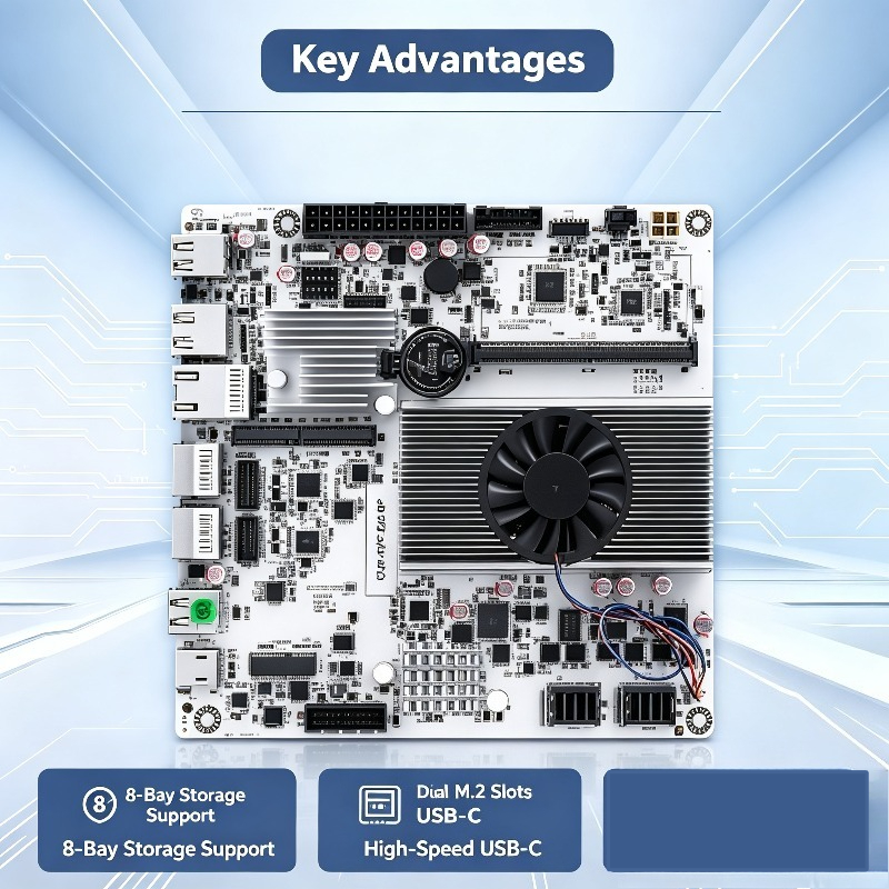 Материнская плата Mini ITX NAS – обзор и цена Nas Motherboard 8 Sata Mini Itx