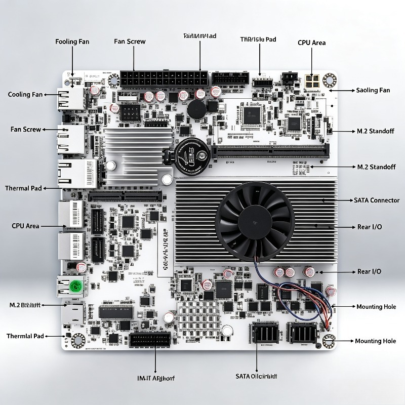 Материнская плата Mini ITX NAS – обзор и цена Nas Motherboard 8 Sata Mini Itx