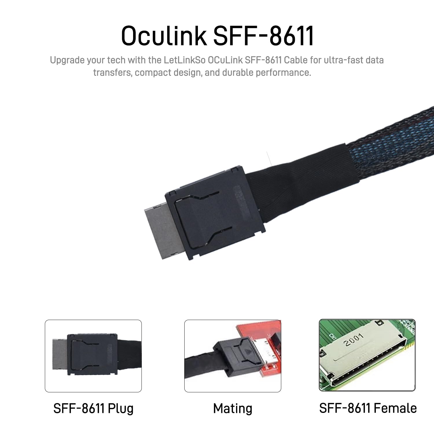 Кабель JonISerl Oculink PCIe 4 – обзор и цена Oculink Egpu Mini Pc