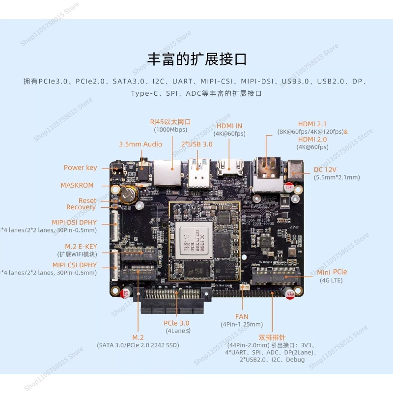 Плата разработки For3588L/JL/M – обзор и цена Rockchip Rk3588 Development Board