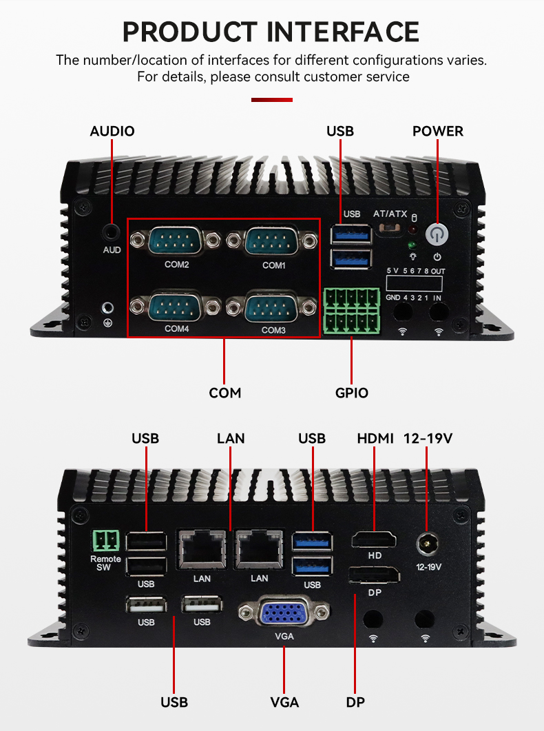 Четырехъядерный процессор N95  – обзор и цена Fanless Industrial Pc Rs485 Core I7