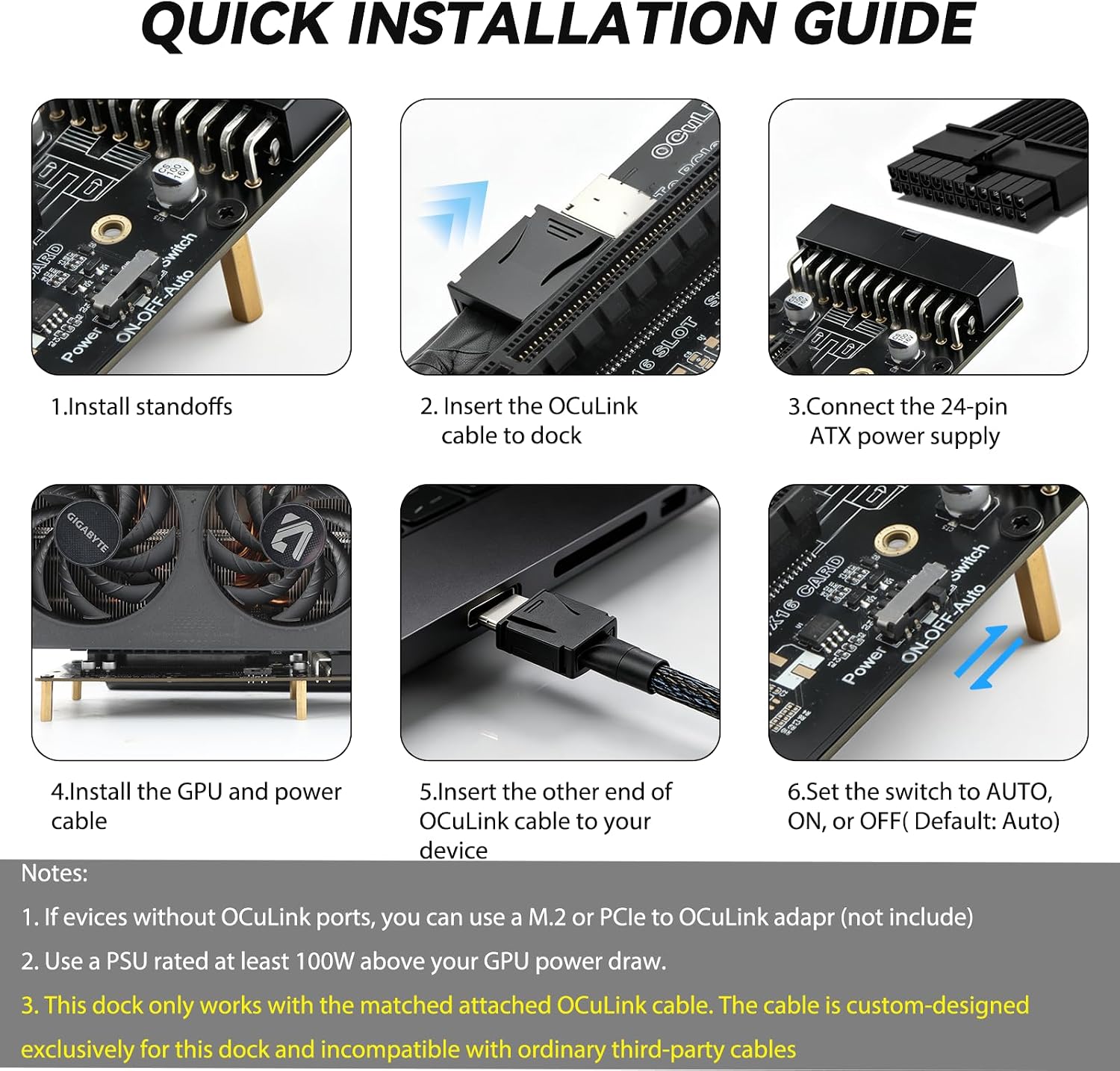 OCuLink PCIe 4.0 X4 64Gbps SFF – обзор и цена Oculink Egpu Mini Pc