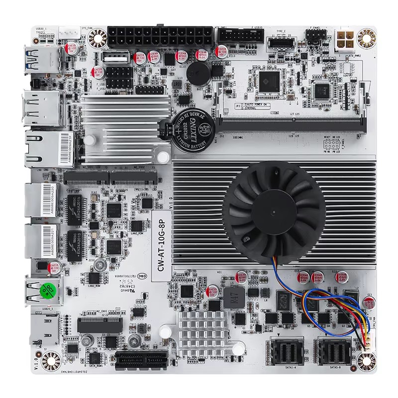 Материнская плата Mini ITX для – обзор и цена Nas Motherboard 8 Sata Mini Itx