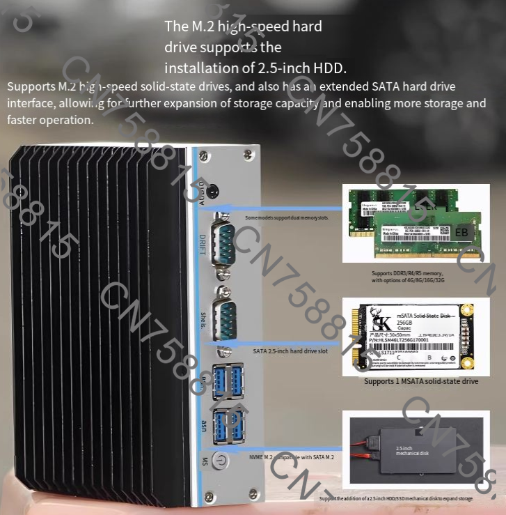 Промышленный ПК с двумя LAN-по – обзор и цена Fanless Industrial Pc Rs485 Core I7