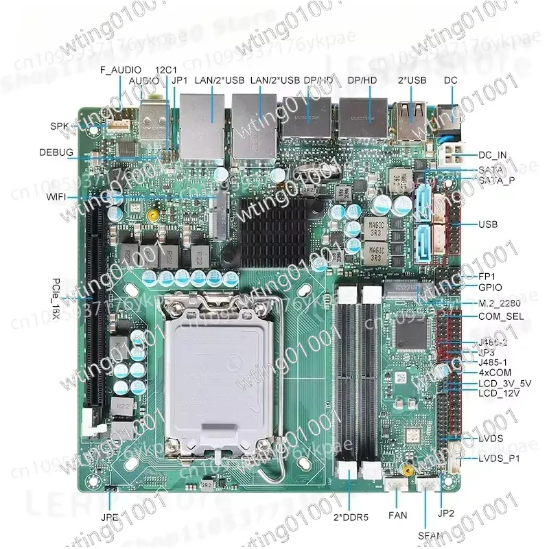 Материнская плата Mini ITX 13- – обзор и цена Lga1700 Itx Motherboard Ddr5