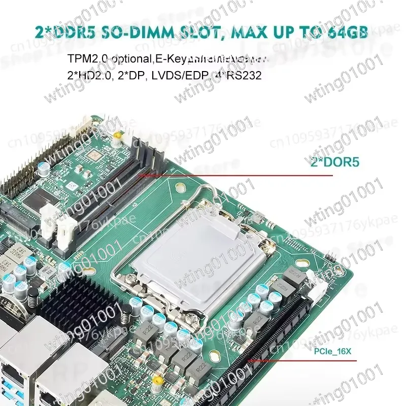 Материнская плата Mini ITX 13- – обзор и цена Lga1700 Itx Motherboard Ddr5