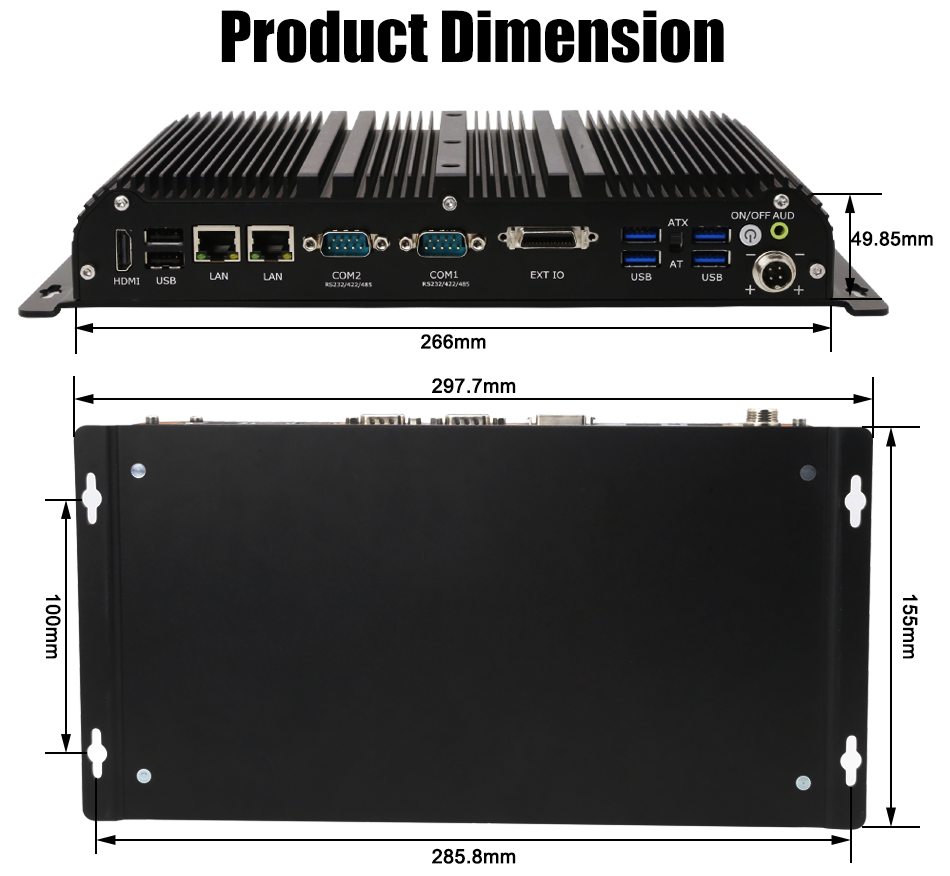 Промышленный компьютер безвент – обзор и цена Fanless Industrial Pc Rs485 Core I7