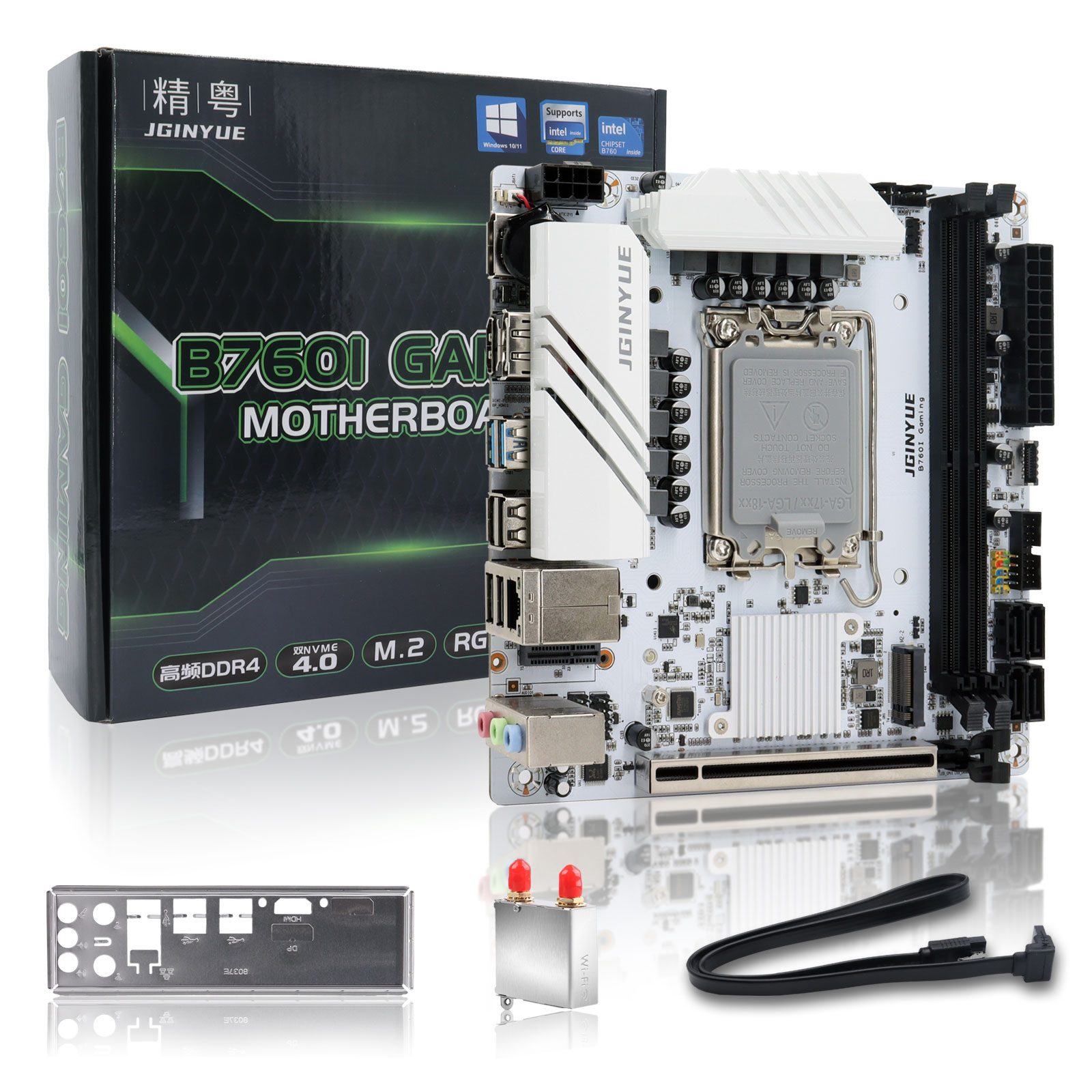 Материнская плата JGINYUE B760 – обзор и цена Lga1700 Itx Motherboard Ddr5