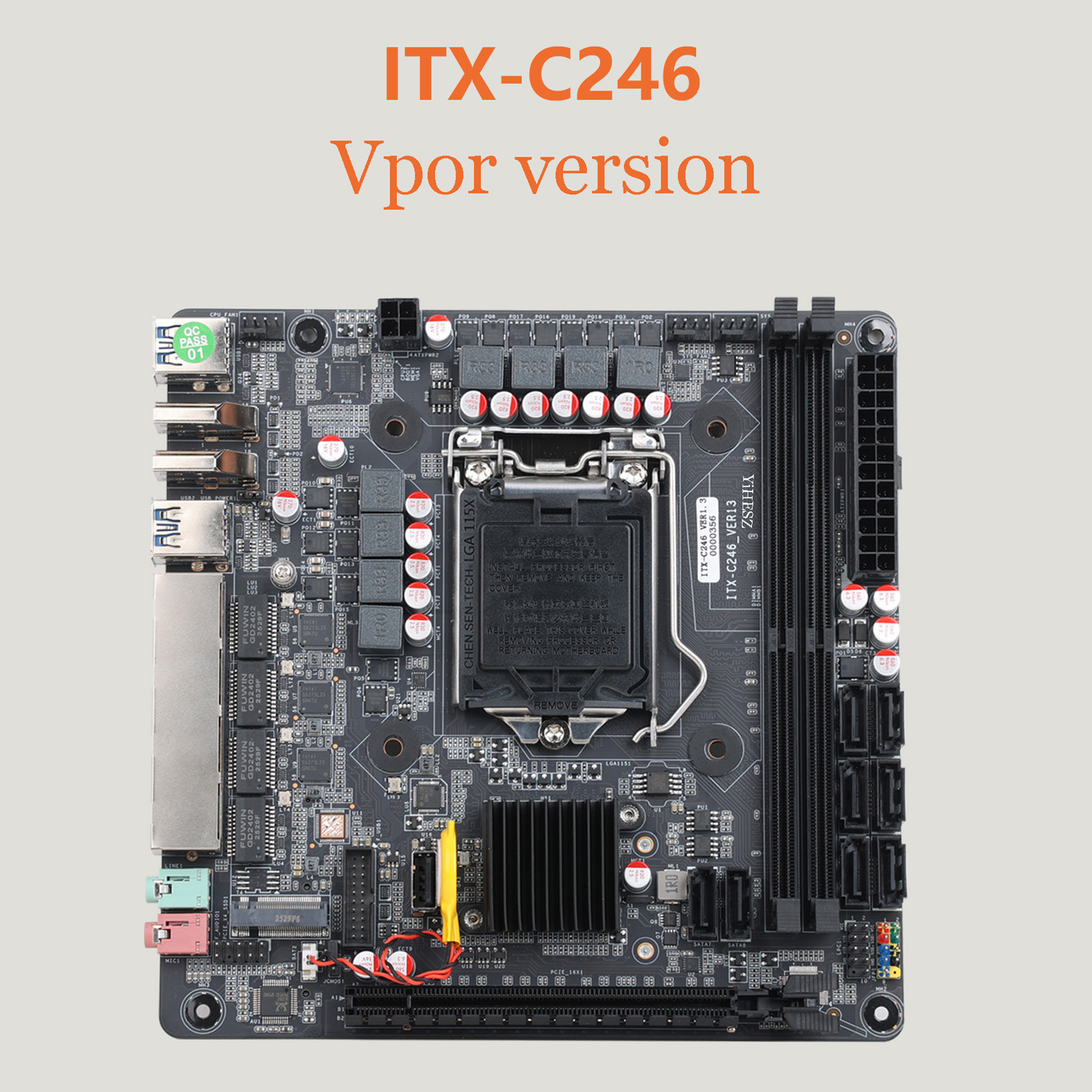 Материнская плата LGA1151 C246 – обзор и цена Nas Motherboard 8 Sata Mini Itx