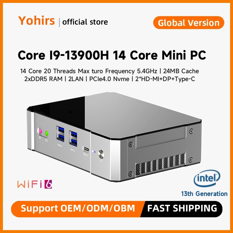 Игровой мини-ПК Yohirs 13-го п – обзор и цена Intel Core I9 13900H Mini Pc